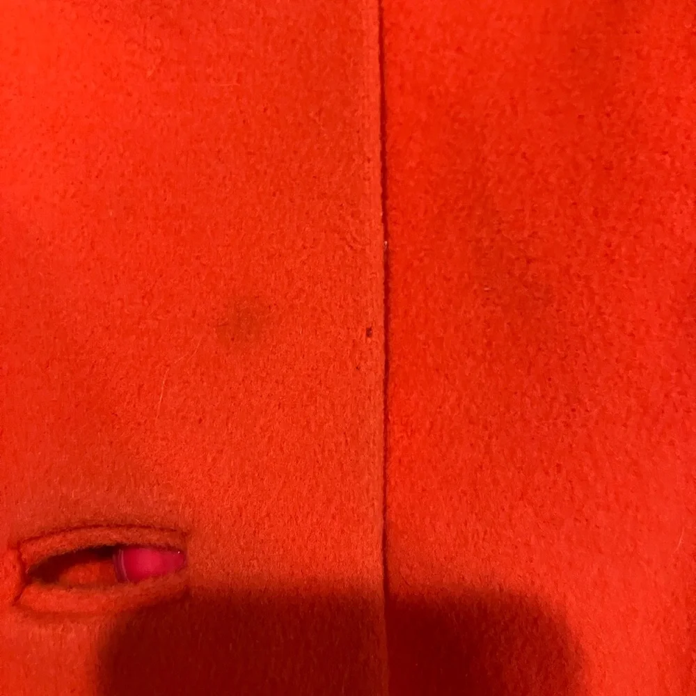 Vintage swing coat orange-pink with pink plastic buttons NS See Measurements - Picture 9 of 10
